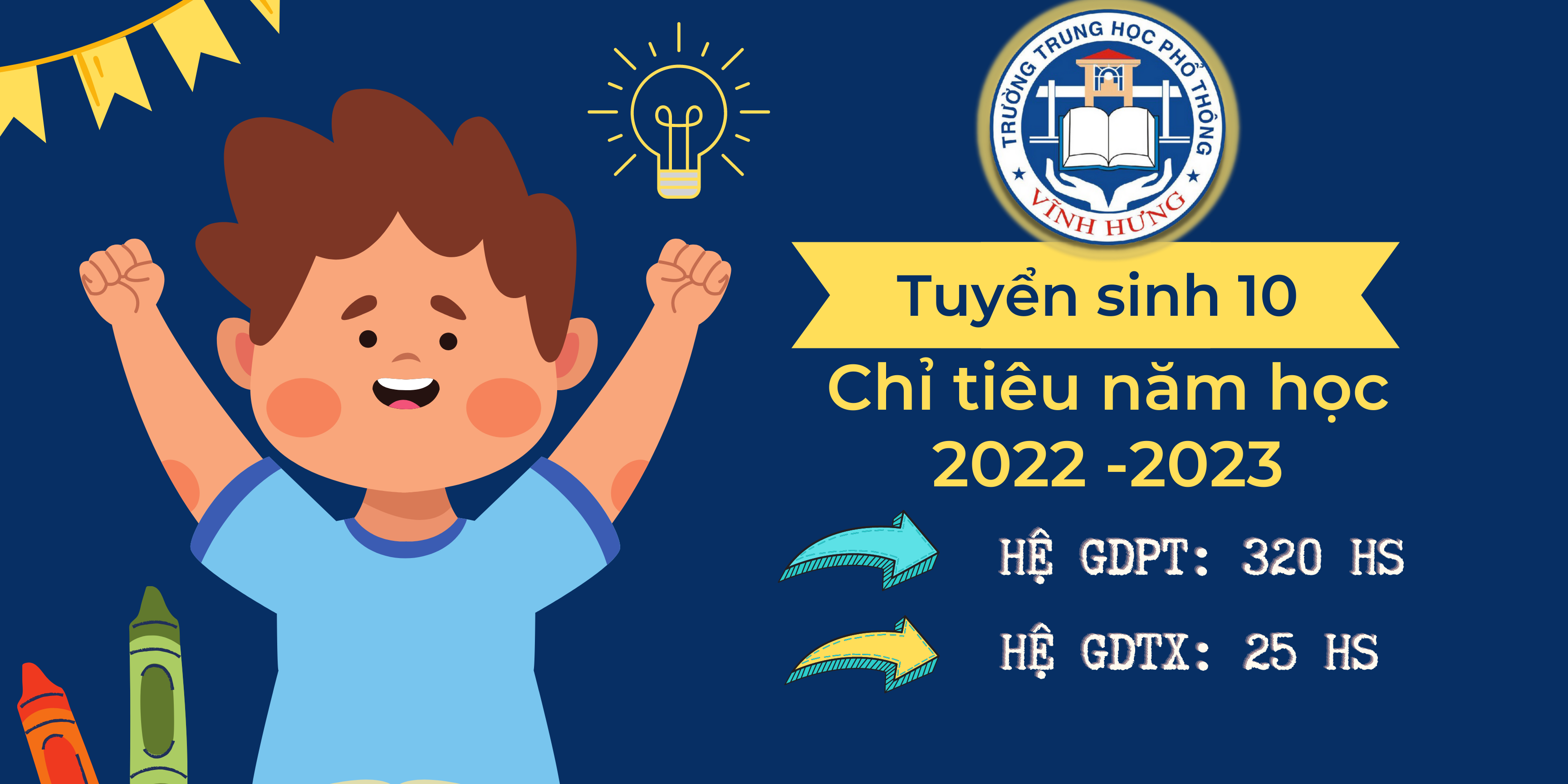 Quyết định về việc giao chỉ tiêu tuyển sinh lớp 10 năm học 2022-2023 tại huyện Vĩnh Hưng